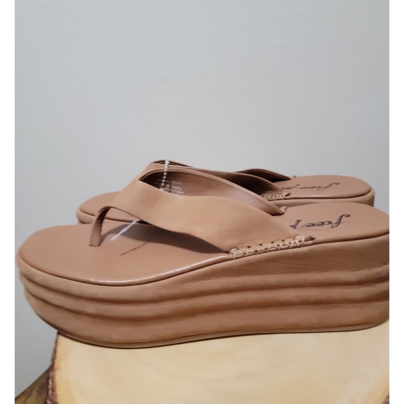 Free People × Haven Thong Flatform Sandals Size 39 - Picture 2 of 4